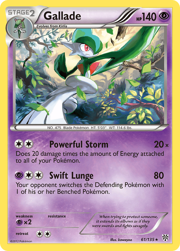 Gallade [Reverse Holo]