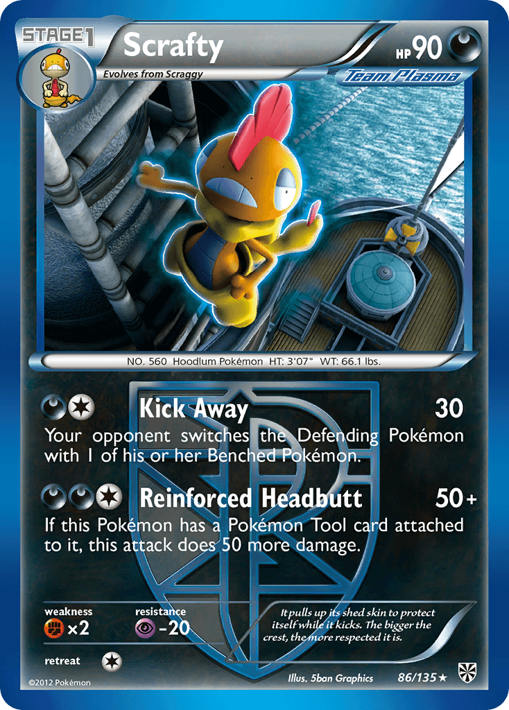 Scrafty [Reverse Holo]