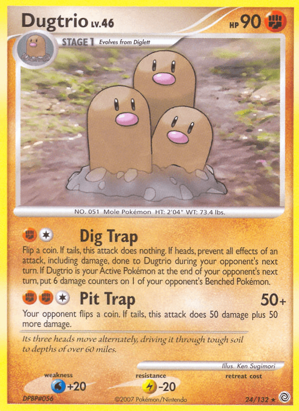 Dugtrio [Reverse Holo]