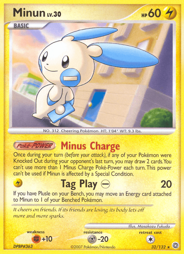 Minun [Reverse Holo]