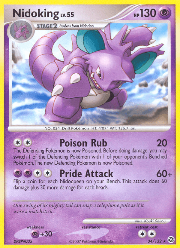 Nidoking [Reverse Holo]