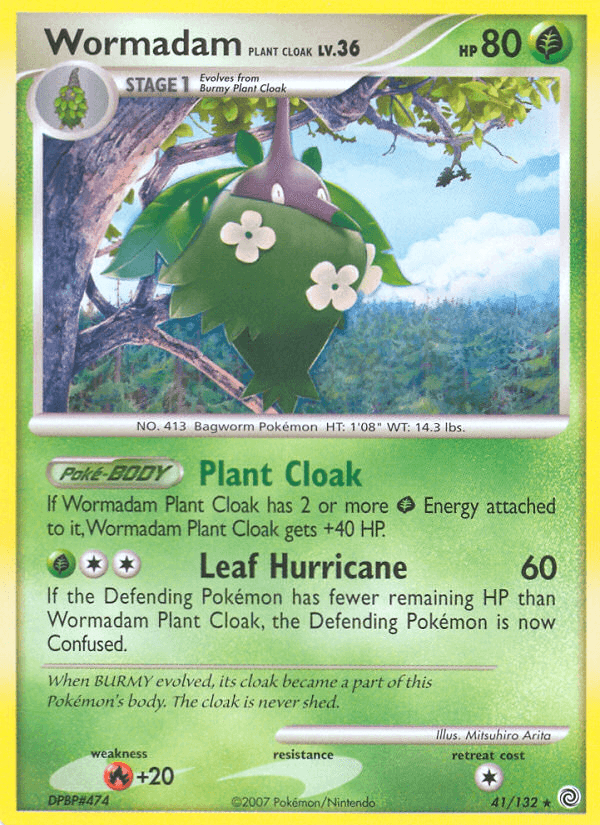 Wormadam Plant Cloak [Reverse Holo]