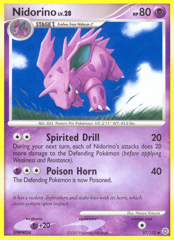 Nidorino [Reverse Holo]