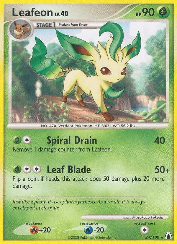 Leafeon [Reverse Holo]