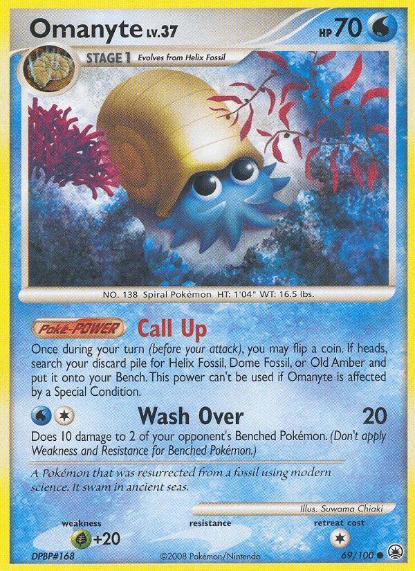 Omanyte [Reverse Holo]