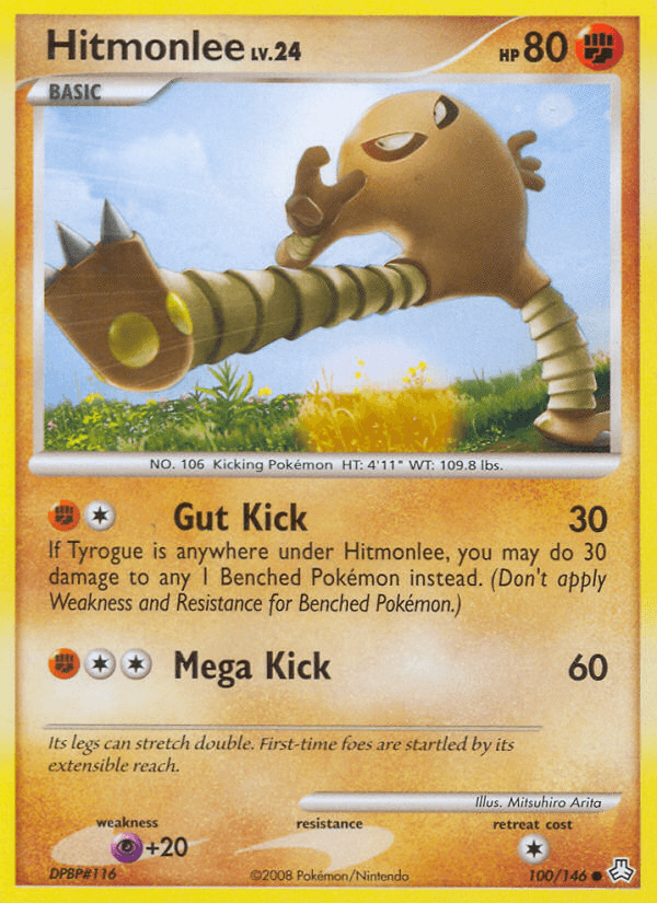Hitmonlee [Reverse Holo]