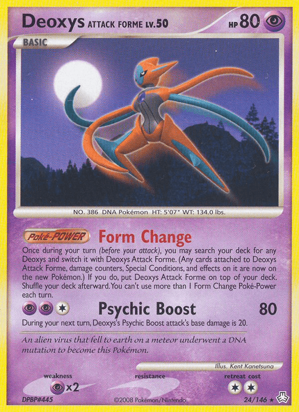 Deoxys Attack Forme [Attack Reverse Holo]