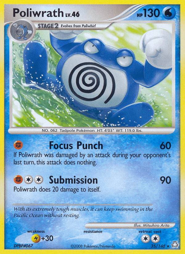Poliwrath [Reverse Holo]