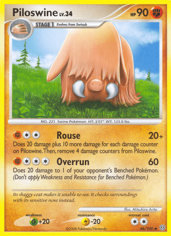 Piloswine [Prerelease Staff]