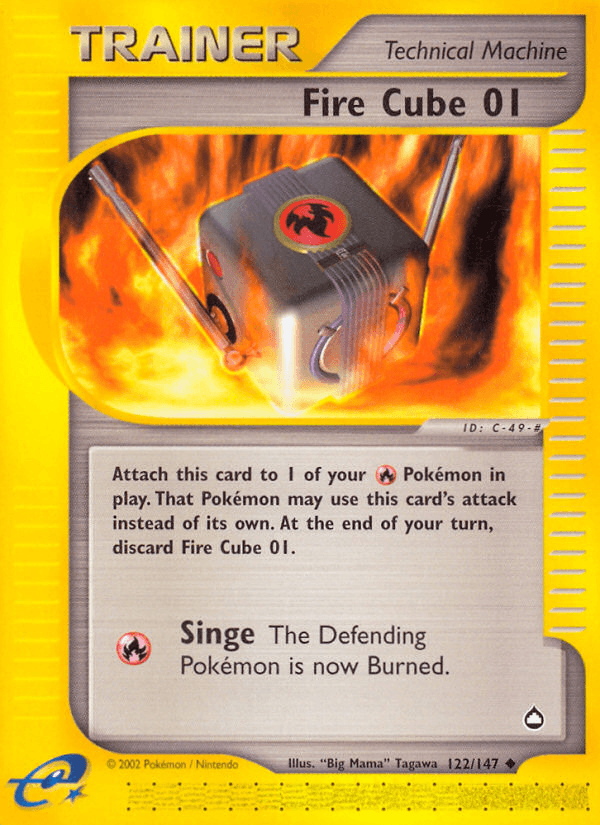 Fire Cube 01 [Reverse Holo]
