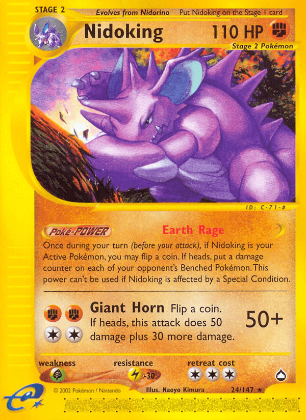 Nidoking [Reverse Holo]