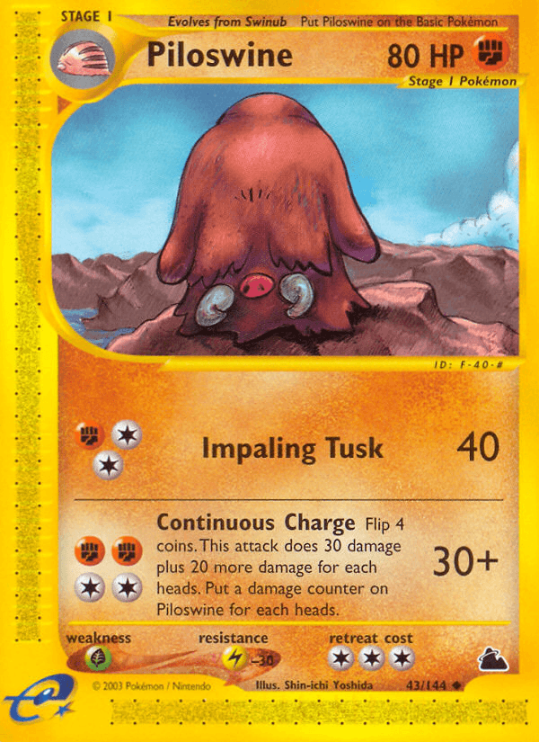 Piloswine [Reverse Holo]