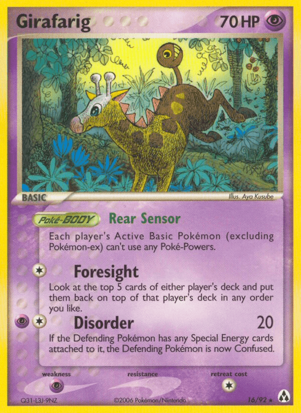 Girafarig [Reverse Holo]