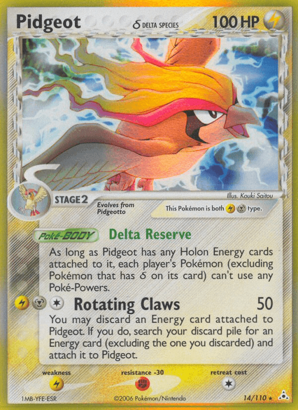 Pidgeot δ [Reverse Holo]