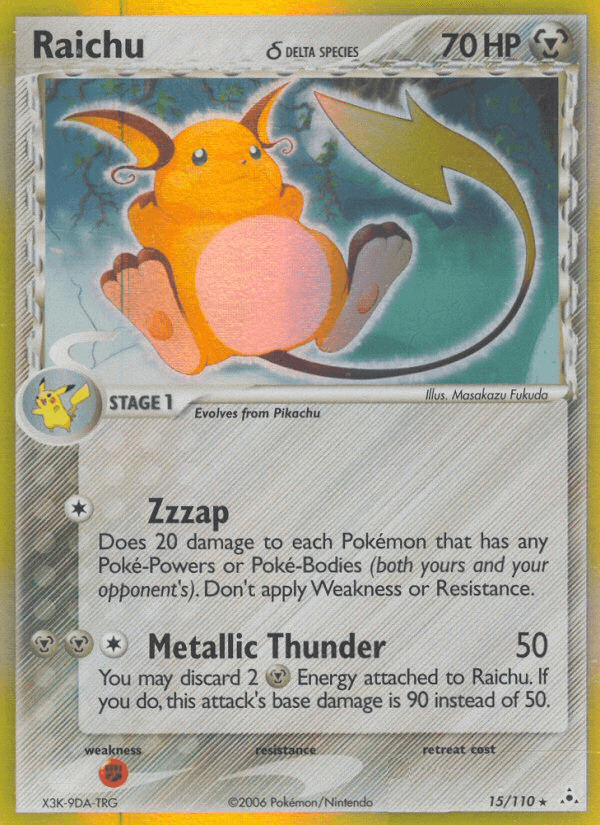 Raichu δ [Reverse Holo]