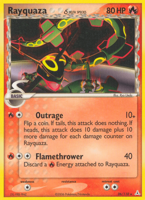 Rayquaza δ [Stamped]