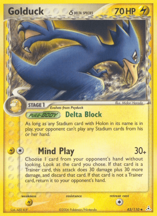 Golduck δ [Reverse Holo]
