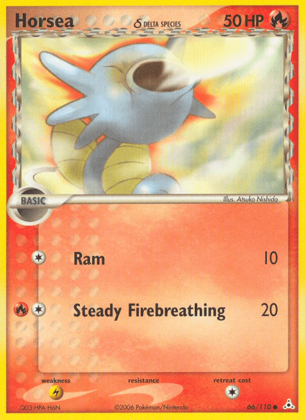 Horsea δ [Reverse Holo]