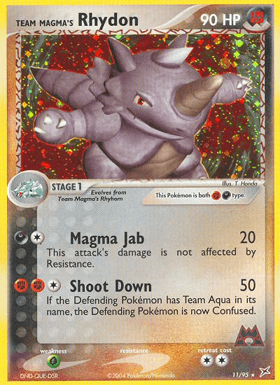 Team Magma's Rhydon [Reverse Holo]