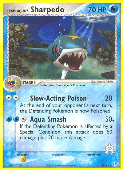 Team Aqua's Sharpedo [Reverse Holo]