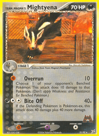 Team Magma's Mightyena [Reverse Holo]