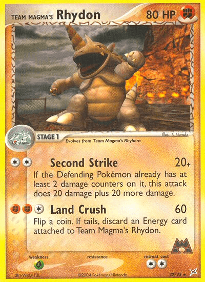 Team Magma's Rhydon [Reverse Holo]