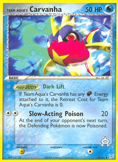 Team Aqua's Carvanha [Reverse Holo]