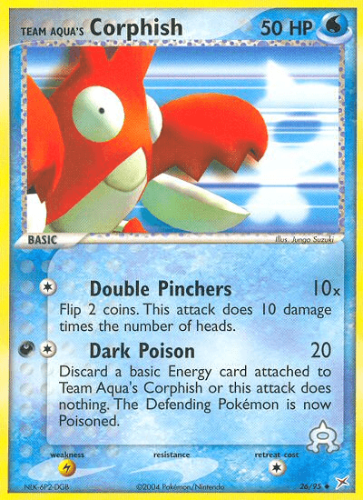 Team Aqua's Corphish [Reverse Holo]