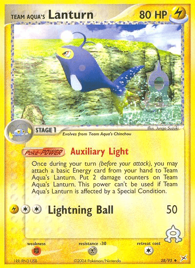 Team Aqua's Lanturn [Reverse Holo]