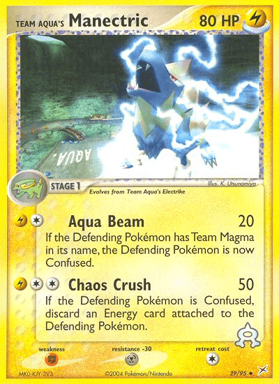 Team Aqua's Manectric [Reverse Holo]