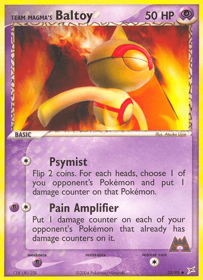 Team Magma's Baltoy [Reverse Holo]