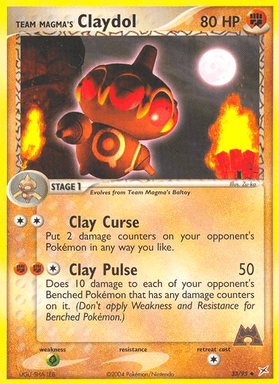 Team Magma's Claydol [Reverse Holo]