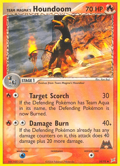 Team Magma's Houndoom [Reverse Holo]