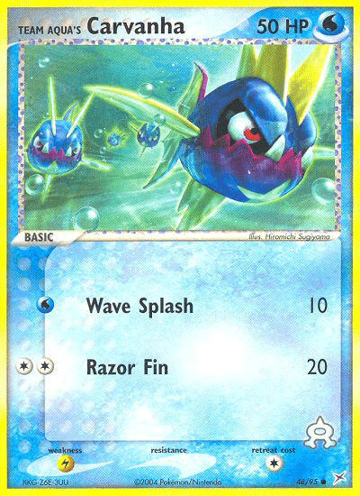 Team Aqua's Carvanha [Reverse Holo]
