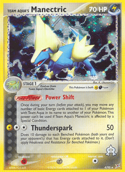 Team Aqua's Manectric [Reverse Holo]
