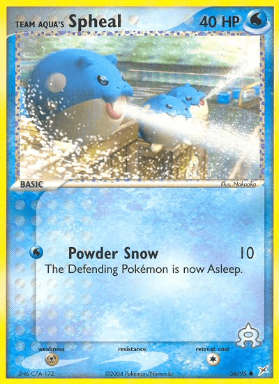 Team Aqua's Spheal [Reverse Holo]