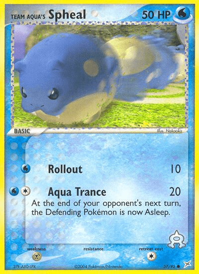 Team Aqua's Spheal [Reverse Holo]