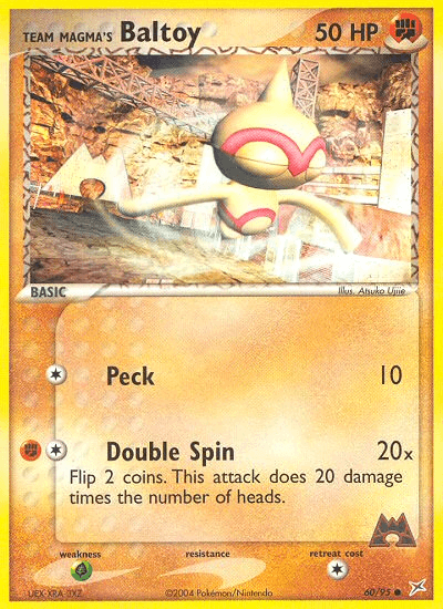 Team Magma's Baltoy [Reverse Holo]