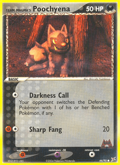 Team Magma's Poochyena [Reverse Holo]