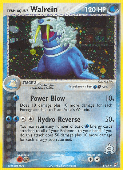 Team Aqua's Walrein [Reverse Holo]