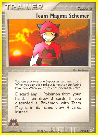 Team Magma Schemer [Reverse Holo]