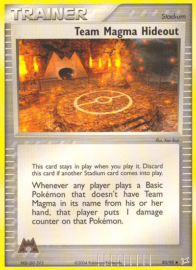 Team Magma Hideout [Reverse Holo]