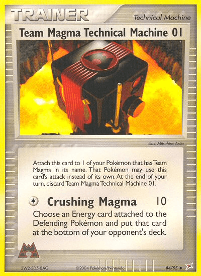 Team Magma Technical Machine 01 [Reverse Holo]