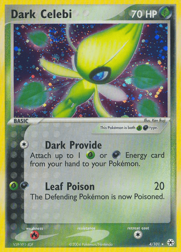 Dark Celebi [Reverse Holo]