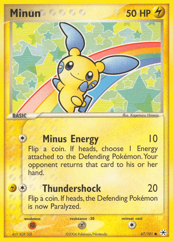 Minun [Reverse Holo]