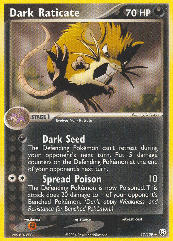 Dark Raticate [Reverse Holo]