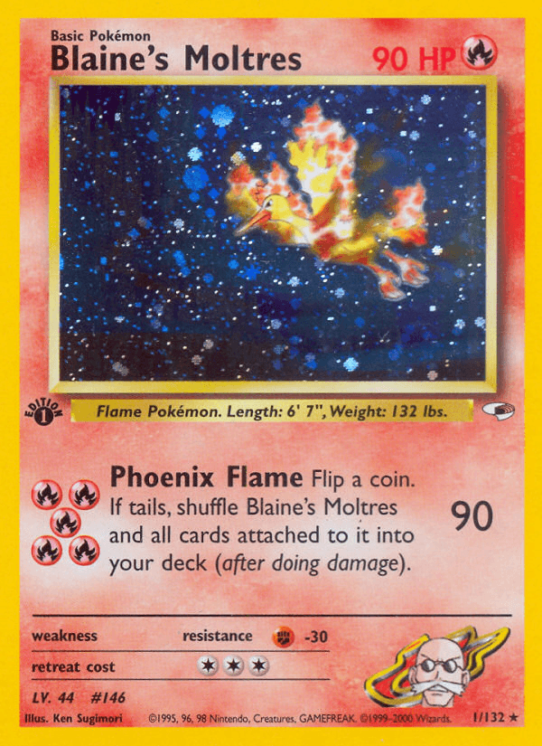 Blaine's Moltres [1st Edition]