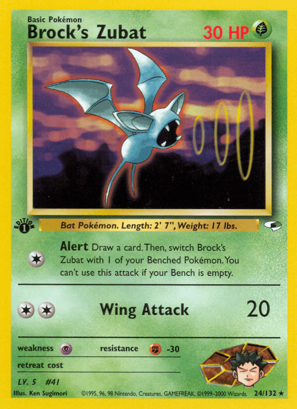 Brock's Zubat [1st Edition]