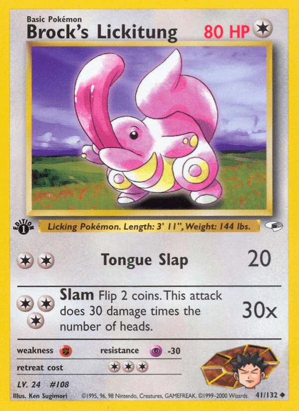 Brock's Lickitung [1st Edition]