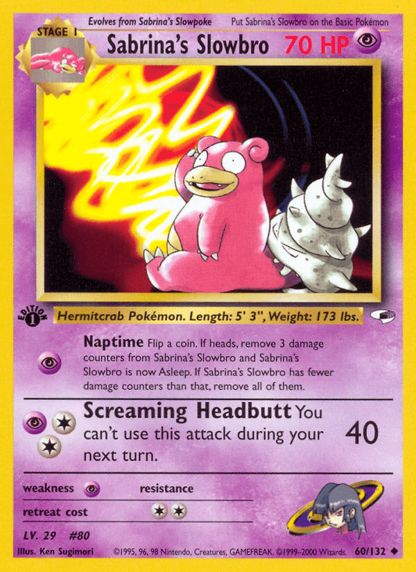 Sabrina's Slowbro [1st Edition]